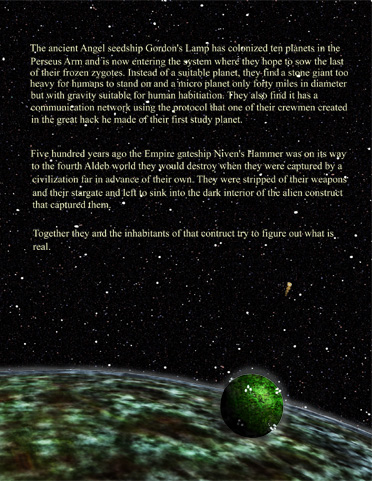 Back cover of science story about the rise of civilization